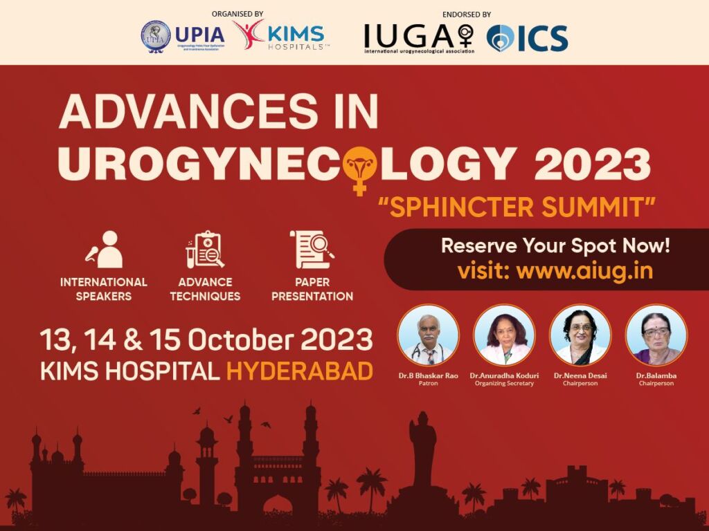 UPIA India Announces a Conference on Advances in Urogynecology 2023