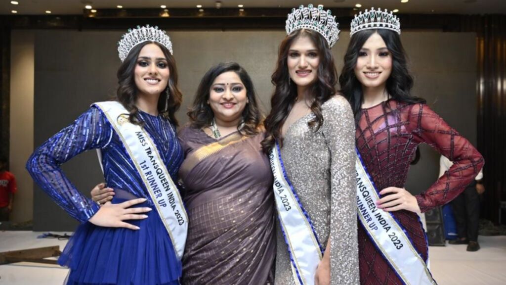 Arshi Ghosh wins the Miss Transqueen India 2023 pageant held in New Delhi