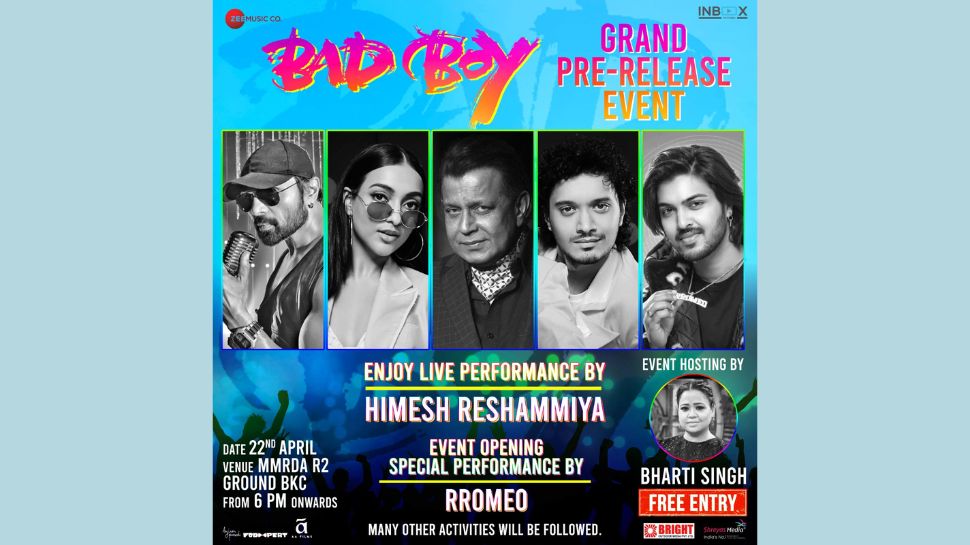 BadBoy Grand Pre-release Event with Himesh Reshammiya & Mithun Chakraborty