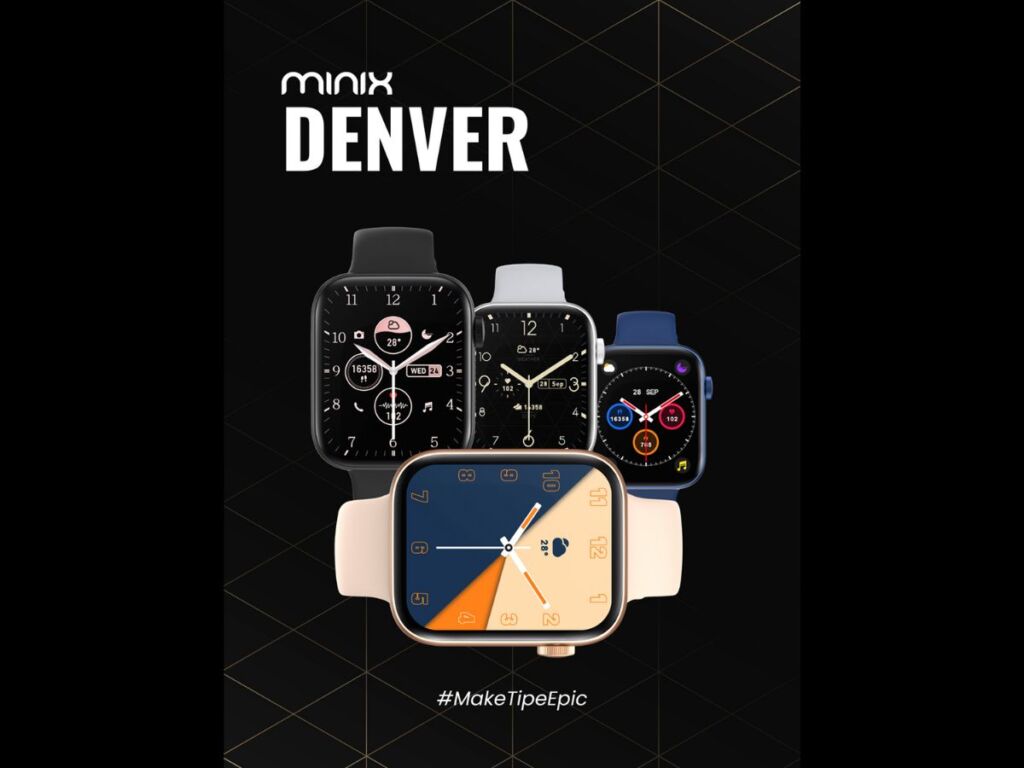Minix To Launch Its New Smartwatch, Minix Denver, Sporting A 2.01” Ultra Big Display