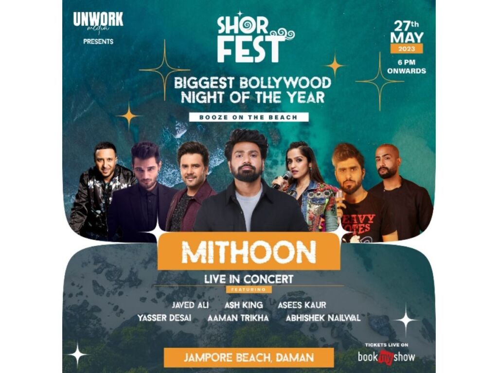 Shor Fest: The Biggest Bollywood Night Beach Fest is coming to Daman on May 27, 2023