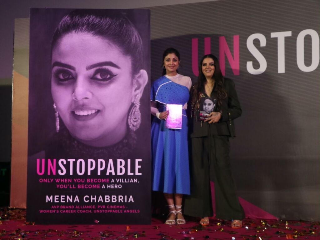 Shilpa Shetty Unveils Corporate Leader Meena Chabbria’s Book ‘Unstoppable’