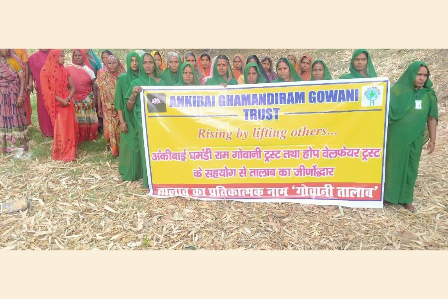 A ray of hope amidst scorching heat: Ankibai Ghamandiram Gowani trust gives a new water body to Sonabhadra
