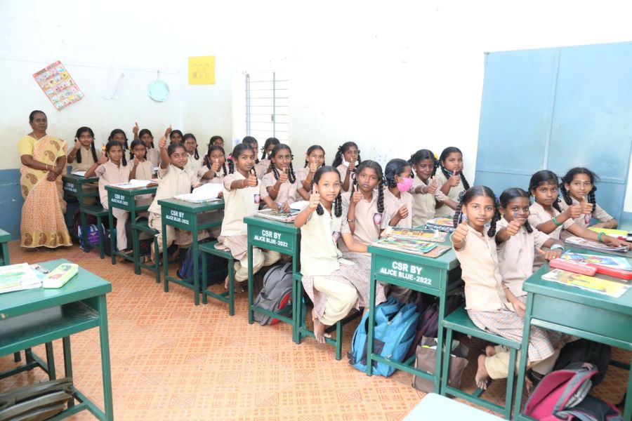 Bangalore-based stock broking firm  Transforming Education through CSR