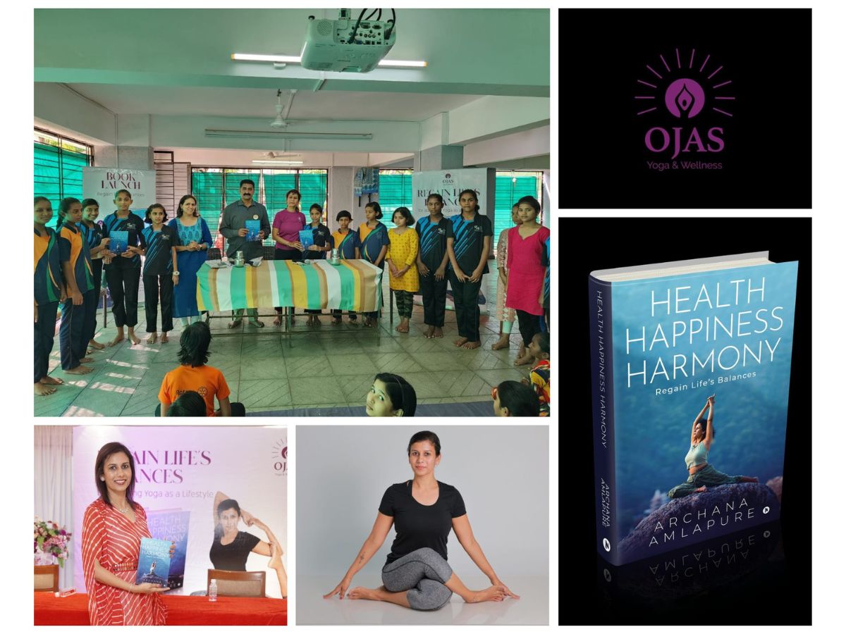 International Yoga Day Celebrations by Ojas Yoga and Wellness Align with “Health Happiness Harmony” Book Launch, Inspiring a Holistic Approach to Inner Transformation