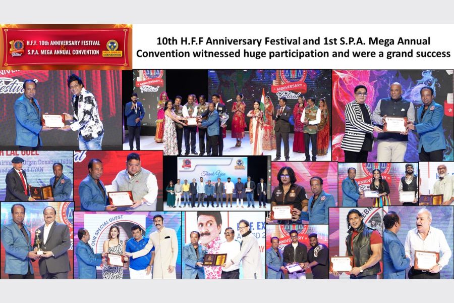 10th H.F.F. Anniversary Festival and 1st S.P.A. Mega Annual Convention witnessed huge participation and were a grand success   