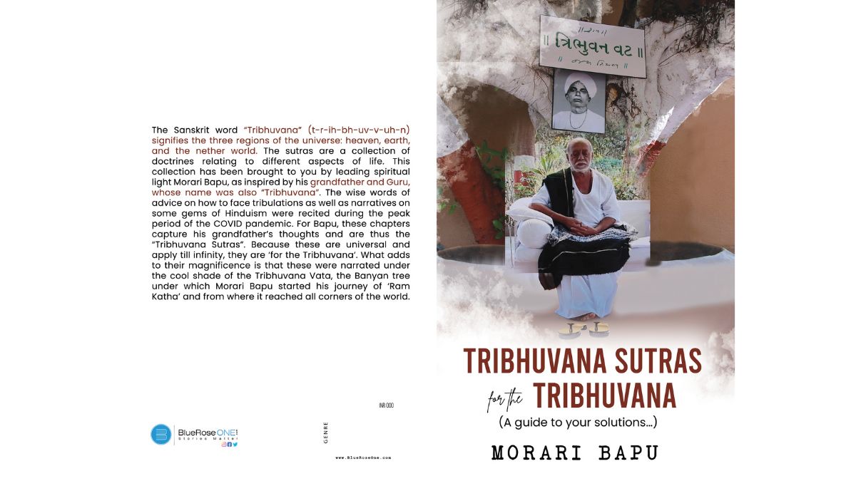 Morari Bapu unveils “Tribhuvana Sutras for the Tribhuvana” on Guru Purnima