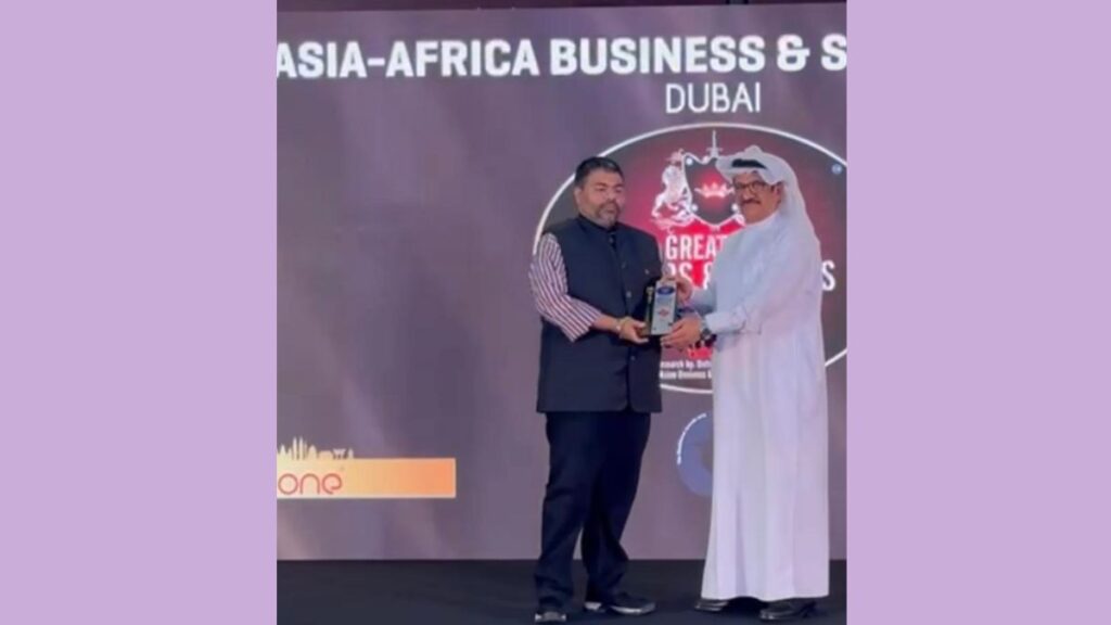 OSL Bags Great Brand International Award, Mr Mahima Mishra Crowned As The Greatest Leader In Marine Business