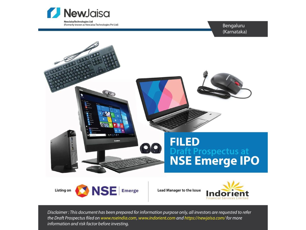 New Jaisa Technologies Ltd Files Draft Prospectus with NSE Emerge for IPO