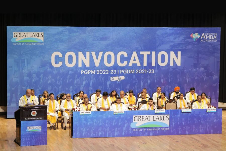 Great Lakes Gurgaon 12th Convocation presided by Mr. Vijay Chandok, Managing Director, ICICI Securities