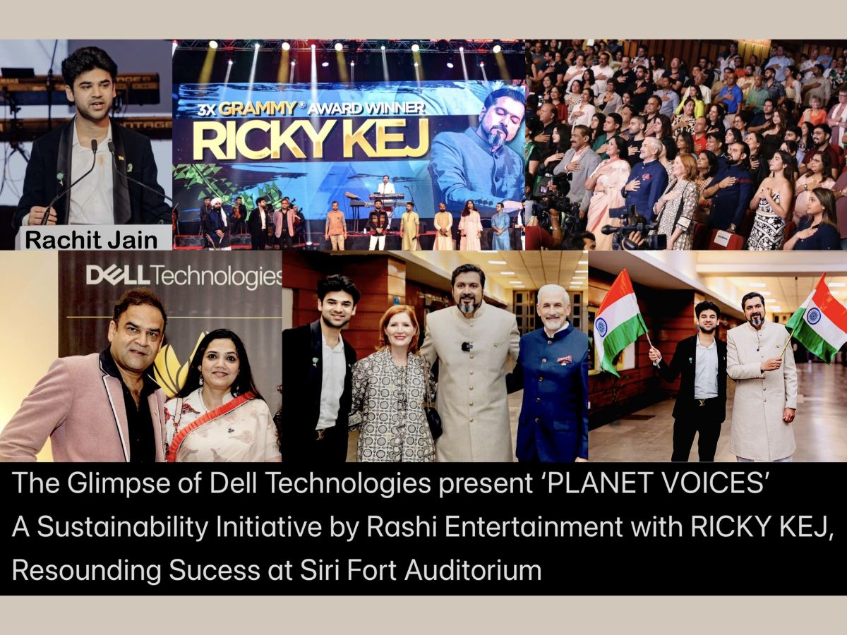 Dell Technologies Present ‘Planet Voices’: A Sustainability Initiative By Rashi Entertainment With Ricky Kej, Resounding Success In Delhi