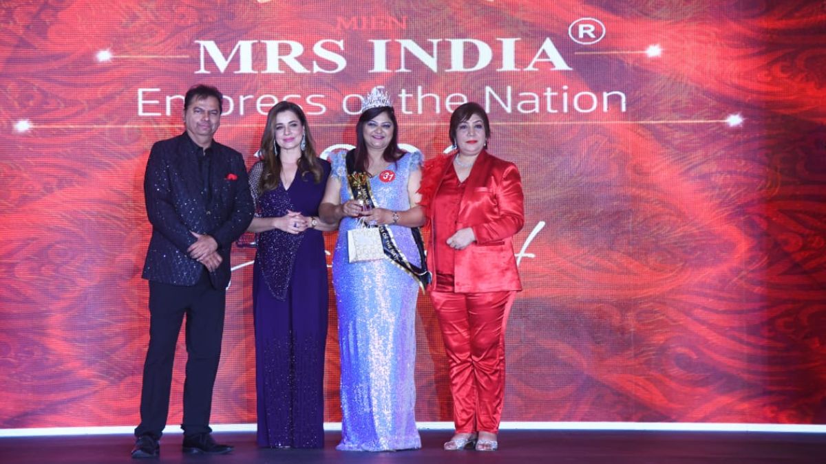Mrs. Dharini Panchal, a Mumbai-based Teacher, Shines as Mrs. India, Empress of the Nation Plus Size Category