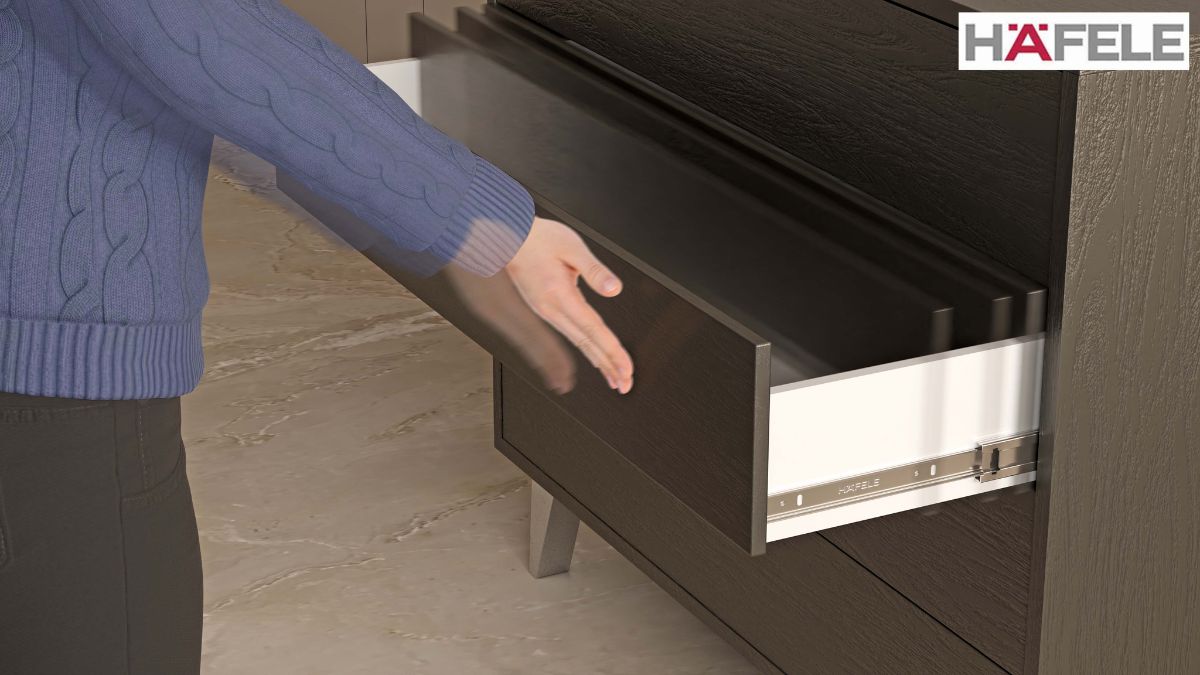 Hafele’s Motion Technology Drawer Runners