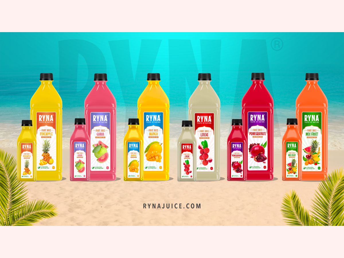 RYNA Juice: A Natural Beverage Sensation Launches in Poland, Europe, and India