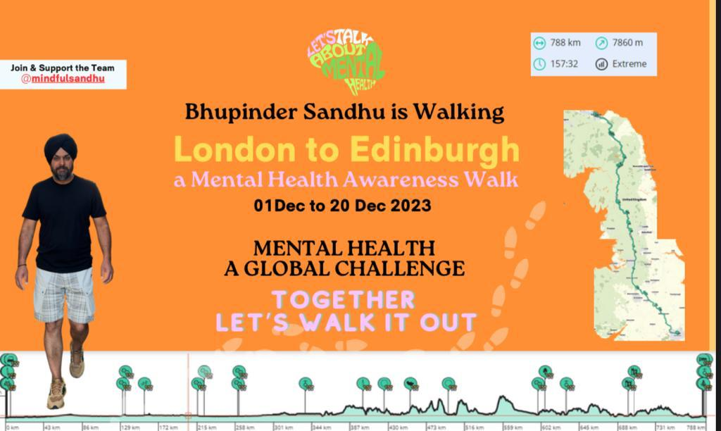 A  first Indian who will be walking from England to Scotland! – Primex News Network