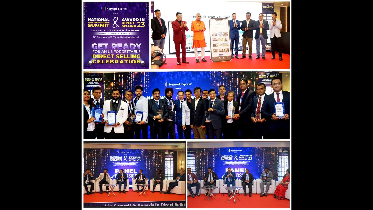 Network Express concluded Summit  National Entrepreneurship Summit & Awards in Direct Selling 2023