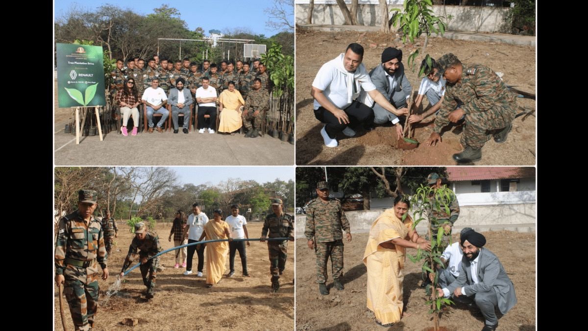 Tree Plantation Drive commenced with Indian Army by Renault India to Spread Awareness of Environmental Conservation