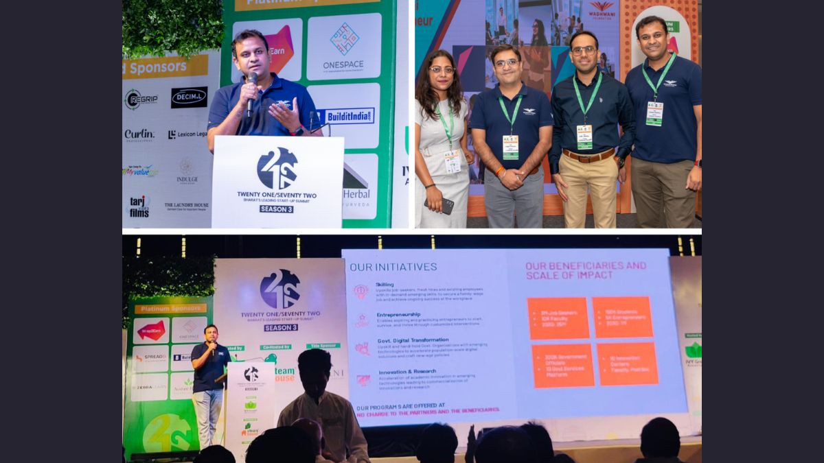 Innovation Takes Center Stage: Wadhwani Foundation’s Standout Presence at 21BY72 Startup Summit 2024 Signals Bright Future for Indian Startups